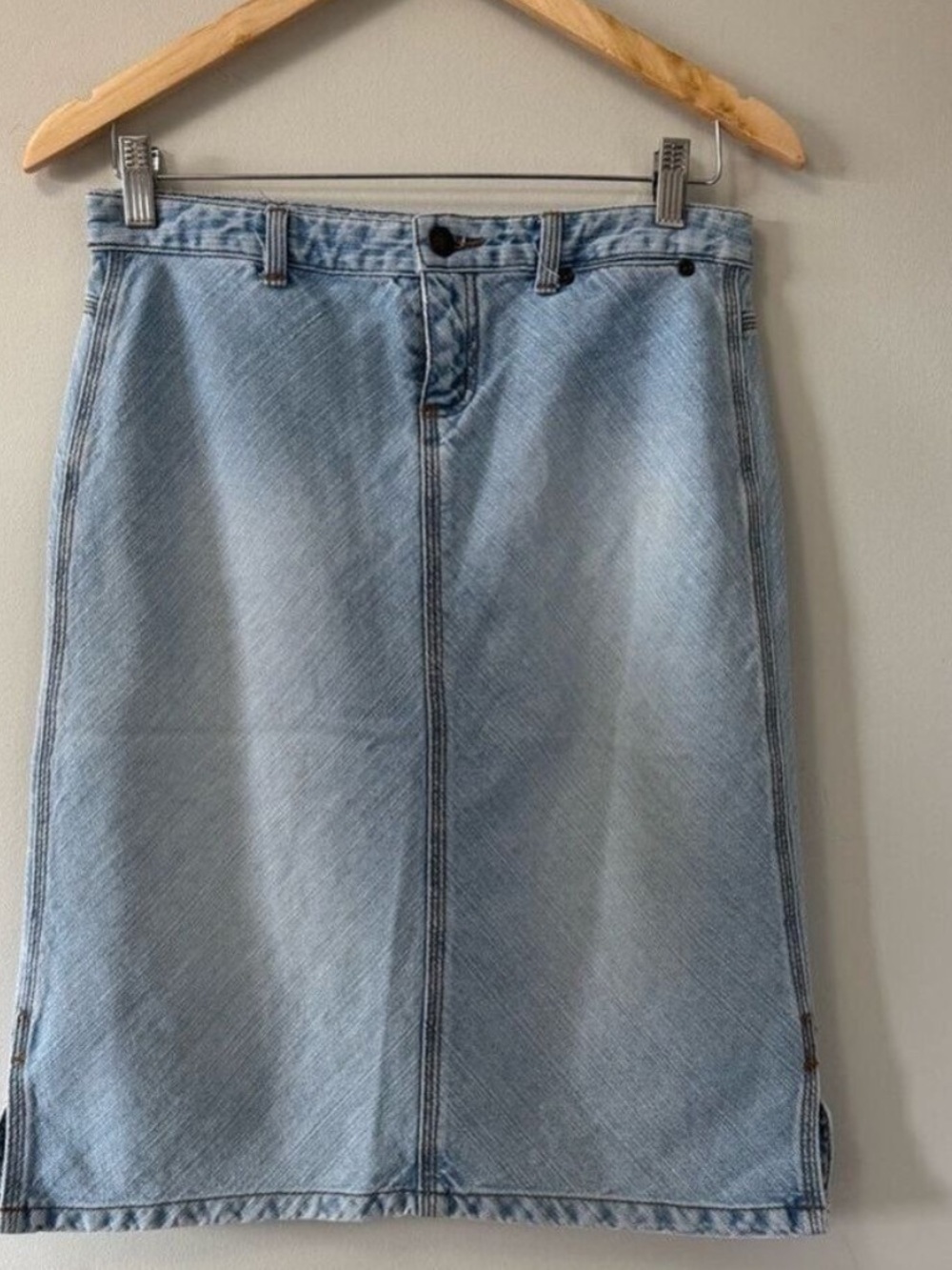 Vintage Denim MIDI Skirt Size 3 Smart Set